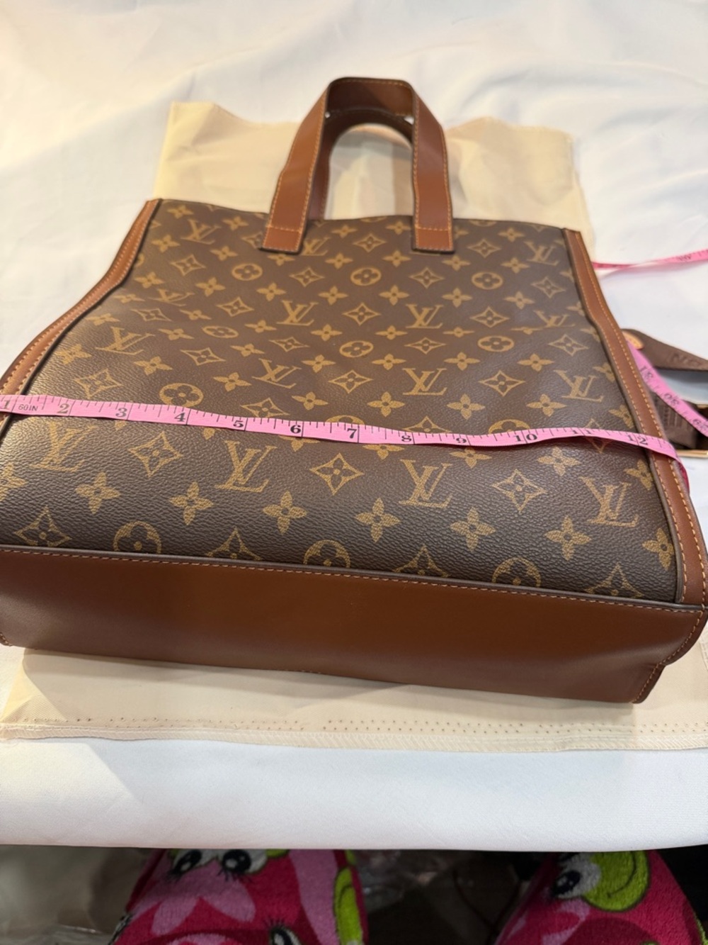 Lv Monogram Canvas Tote in Brown and Tan57 - Picture 11 of 14